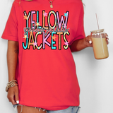 Yellow Jackets Star Doodle Mix DTF Print
