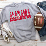 Alabama Two Tone DTF Print