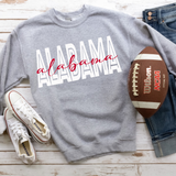 Alabama Two Tone DTF Print