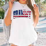 Patriotic Grammy Arch America Flag DTF Print