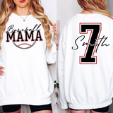 Baseball Mama Customizable DTF Print