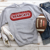 Bearcats Retro Team Oval DTF Print
