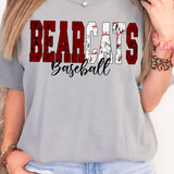Bearcats Sport Grunge DTF Print