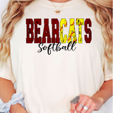Bearcats Sport Grunge DTF Print