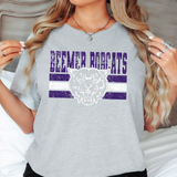 Beemer Bobcats Grunge DTF Print