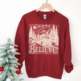 Believe Polar Express Sketch DTF Print