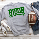 Bison Football Arched DTF Print