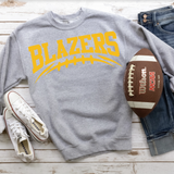 Blazers Football Arched DTF Print