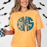 Custom Fall Monogram DTF Print