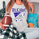 Bluejays Football Retrocollage DTF Print