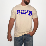 Bluejays Football Arched DTF Print