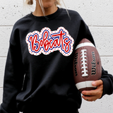 Bobcats Outline DTF Print