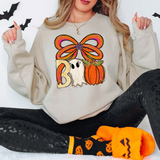 Watercolor Boo Bow DTF Print