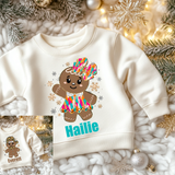 Christmas Gingerbread Boy Girl DTF Print