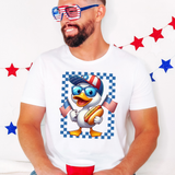 Patriotic Boy Duck DTF Print