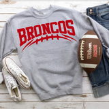 Broncos Football Arched DTF Print