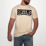 Bruins Football Arched DTF Print