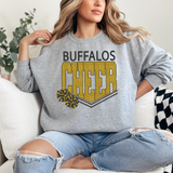 Buffalos Glitter Cheer DTF Print