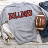 Bulldogs Sequins Effect DTF Print