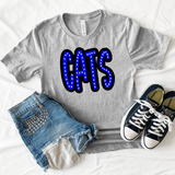 Cats Dot Doodle DTF Print