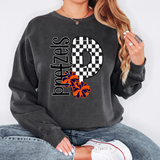 Pretzels Checker Cheer DTF Print