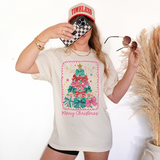Coquette Merry Christmas DTF Print