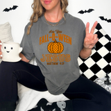 Checker Leopard Fall O ween Jesus DTF Print