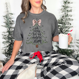Come Let us Adore Him Silhouette DTF Print