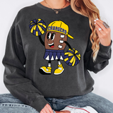 Chargers Football Girl DTF Print