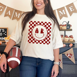 Checker AR Smile DTF Print