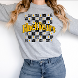 BlackBears Checker DTF Print