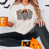 Checker BOO Ghost DTF Print