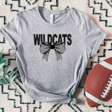 Wildcats Coquette Checker Bow DTF Print
