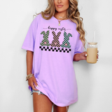 Checker Bunny Trio Easter DTF Print