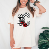 Chiefs Checker Cheer DTF Print