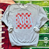 Checkered Bolt Union DTF Print