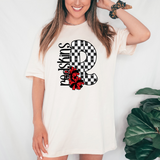 Redskins Checker Cheer DTF Print