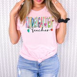 Cheery Kindergarten Teacher DTF Print