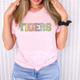 Faux Chenille Tigers DTF Print