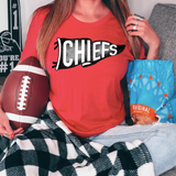 Chiefs Watercolor Pennant DTF Print