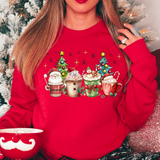 Retro Christmas Coffee DTF Print