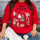 Christmas Favorites Doodle DTF Print