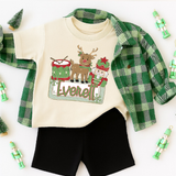 Personalized Christmas Name Plate DTF Print