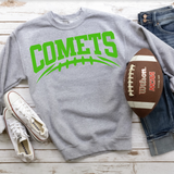 Comets Football Arched DTF Print