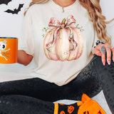Coquette Fall Pumpkin DTF Print