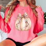 Coquette Fall Pumpkin DTF Print