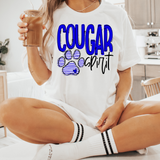Cougar Spirit Paw Print DTF Print