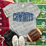 Cowboys Stars Bulge DTF Print