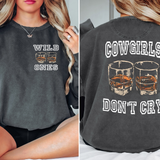 Cowgirls Dont Cry Shot Glasses DTF Print