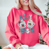 Cozy Season Glitter Embroidery Effect DTF Print